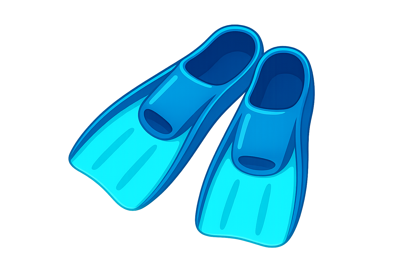 Swimming flippers icon
